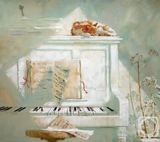 Картина с пианино